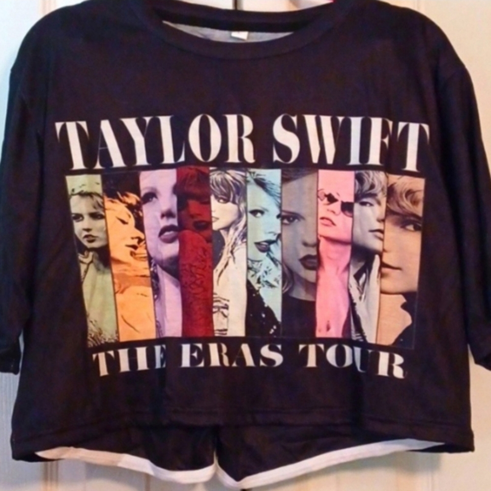 NWOT Taylor Swift crop top & short set size small - Picture 1 of 2